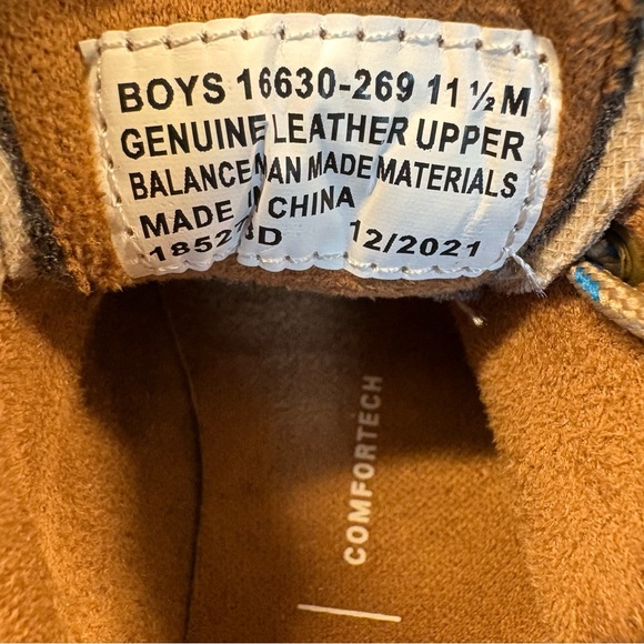 Florsheim Boy's, Supacush Plain Toe Oxford, size 11.5 - Picture 7 of 7